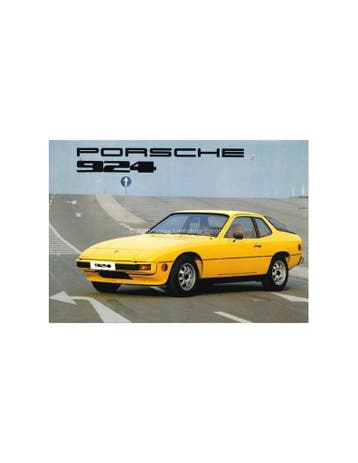 1976 PORSCHE 924 BROCHURE ENGELS (USA)