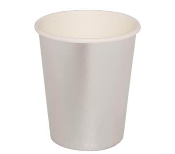 Zilveren Bekers 240ml 6st, Verzenden, Nieuw