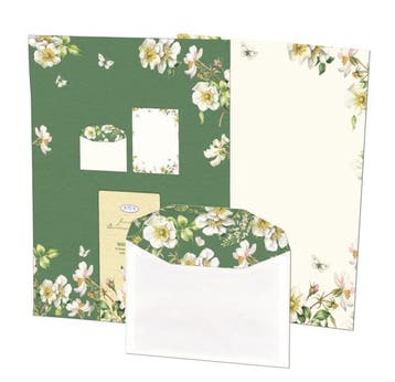 Briefpapier met enveloppen: White Elegance, Janneke, Ophalen of Verzenden