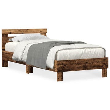 Bedframe Oud Hout | Tweede kansje | Snel zijn!, 90 cm, Verzenden, 190 cm of minder, Zo goed als nieuw