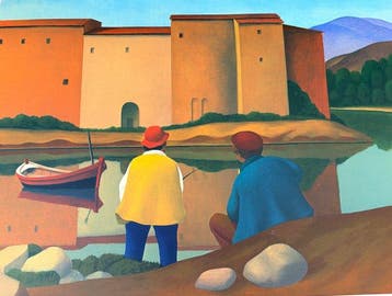 Roberto Masi (1940-2011) - Pescatori in Arno, Antiquités & Art