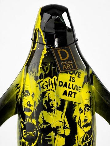 Daluxe Art - 1999 • XXL Albert Einstein Penguin Display – 90