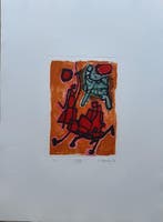 Corneille (1922-2010) - Senza titolo, Antiek en Kunst