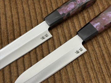Keukenmes - Santoku - Handafgewerkt Japans