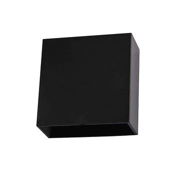 HLW LED SEKOYA LED wandlamp  | 4W | 4200K | IP54 | Zwart | N, Tuin en Terras, Verzenden, Nieuw