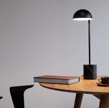 Dyberg Larsen - Tafellamp - Marmeren bureaulamp - Metaal,
