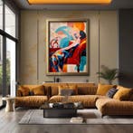 Kiri Aguilera (1982) XL 130 x 100 cm - Entre nubes y la, Maison & Meubles