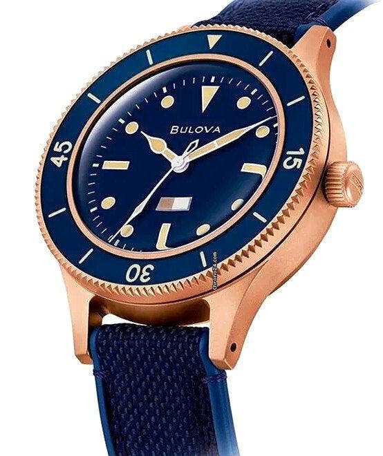 Bulova - Collezione Military Mil-Ships Bronze 150, Handtassen en Accessoires, Horloges | Heren