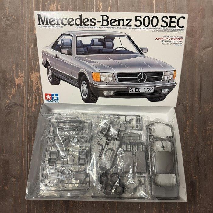 Tamiya - Speelgoedauto Mercedes-Benz 500 SEC - 1980-1990 -, Hobby en Vrije tijd, Modelauto's | 1:5 tot 1:12