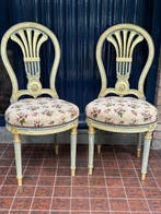 Chaise (2) - Bois, Bois doré - Chaises Montgolfière