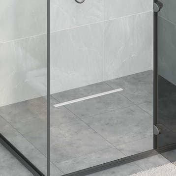 vidaXL 360° Doucheafvoer Met Slim Model zilver 50 cm, Doe-het-zelf en Bouw, Sanitair, Verzenden, Nieuw