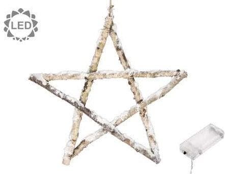 Ster Hout met LED 40 cm, Maison & Meubles, Accessoires pour la Maison | Plantes & Fleurs artificielles