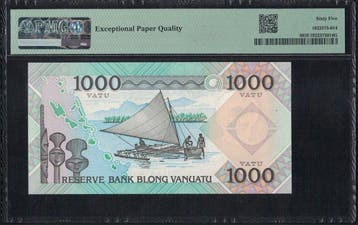 Vanuatu. - 1000 Vatu - ND (1993) - Pick 6 (Zonder