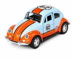 Volkswagen kever schaalmodel (oranje/wit, 1:36), Verzenden, Nieuw