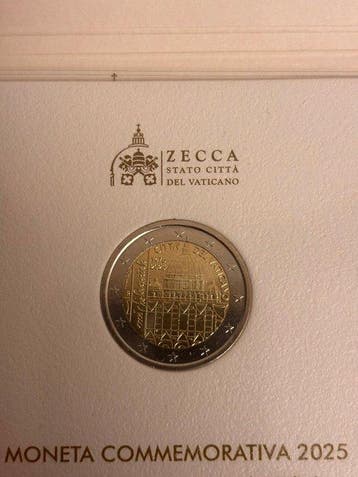 Vaticaan. 2 Euro 2025 Michelangelo (Zonder minimumprijs), Postzegels en Munten