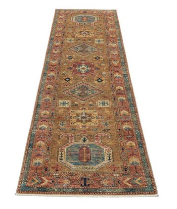 Kazak - Meisterstück - Nieuw - Loper - 249 cm - 77 cm, Huis en Inrichting, Stoffering | Tapijten en Vloerkleden, Nieuw