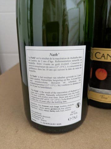 Cantillon - Nath 2023, FouFoune 2024, Barbera 2022, Ashanti, Verzamelen, Nieuw