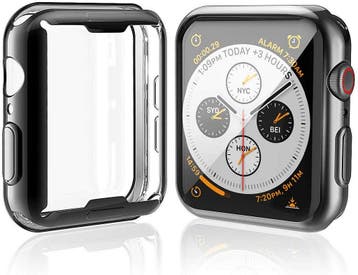 DrPhone Apple Watch 5/4 40MM TPU Siliconen Case – 360 Graden, Verzenden, Nieuw