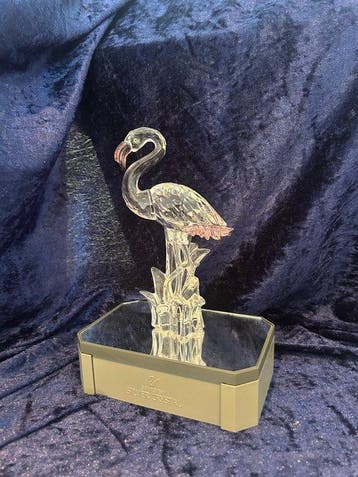 Swarovski - Figurine - Flamingo - 289733 - Box + Certificate, Antiek en Kunst