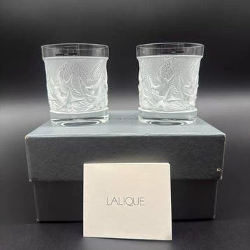Lalique - René Lalique - Tasse (2) - Hirondelles - Cristal
