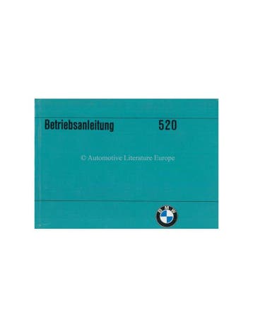 1973 BMW 5 SERIE INSTRUCTIEBOEKJE DUITS