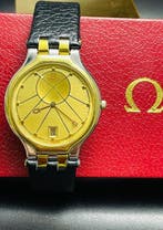 Omega - 196.0316 Ying-Yang Dial 18 K Gold Bezel Quartz, Nieuw