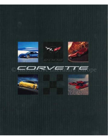 2002 CHEVROLET CORVETTE BROCHURE ENGELS (USA), Nieuw