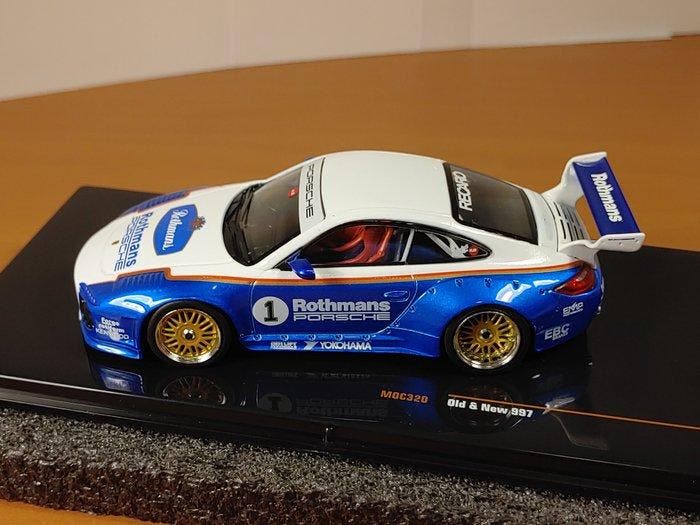 IXO 1:43 - Modelauto - Porsche 911 Old & New 997 #1 RHD, Hobby & Loisirs créatifs, Voitures miniatures | 1:5 à 1:12
