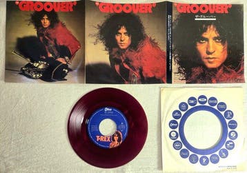 T. Rex - 4 Japanese 7 Singles – Odeon – Rare Red Vinyl