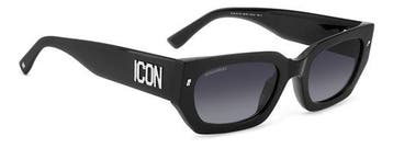 Dsquared2 Icon 0017/S Rechthoekig Acetaat Vrouwen Zonnebril, Verzenden