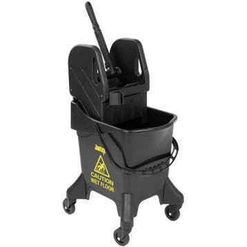 Rolemmer + Wringer | Zwart | 20L | Geel (Kleurcodering) |, Verzenden, Nieuw in verpakking