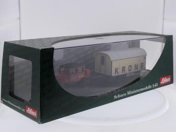 Schaal 1:43 Schuco NEW OLD STOCK 02892 Hanomag ST 100 met..., Ophalen of Verzenden