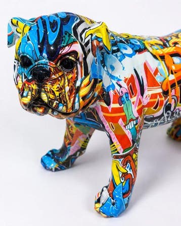 Daluxe Art - 1999 • Graffiti Dog, Antiek en Kunst, Kunst | Designobjecten