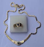 Ensemble de bijoux 2 pièces - 18 carats Or jaune, Or rose,, Bijoux, Sacs & Beauté