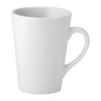 Latte Mokken | PURE WHITE | Porselein | Wit | 34cl | 24, Verzenden
