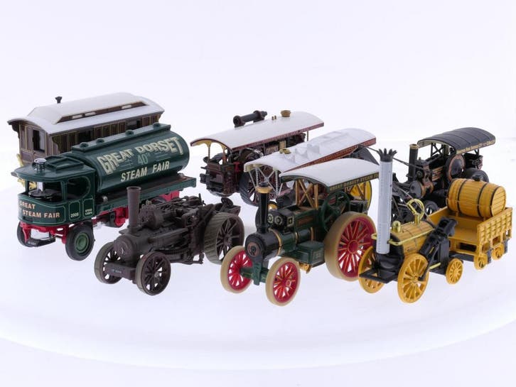 Schaal 00 Oxfort en Matchbox diverse stoomvoertuigen en t..., Hobby & Loisirs créatifs, Trains miniatures | Échelles Autre, Enlèvement ou Envoi