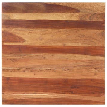 vidaXL Tafelblad 25-27 mm 80x80 cm massief acaciahout, Verzenden, Nieuw