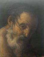 Europese school (XIX) - Profeta, Antiek en Kunst, Kunst | Schilderijen | Klassiek