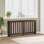 vidaXL Radiatorombouw 175x20x82 cm bewerkt hout bruin, Verzenden