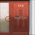 Brievenbussen in een sandwichpaneel voor een raamprofiel., Tuin en Terras, Nieuw, Inbouw