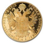 Oostenrijk. 4 Ducat Austria 4 Ducat Gold Coin (Random Year)