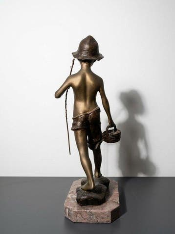 Dal modello di Giovanni De Martino (1870-1935) - sculptuur,
