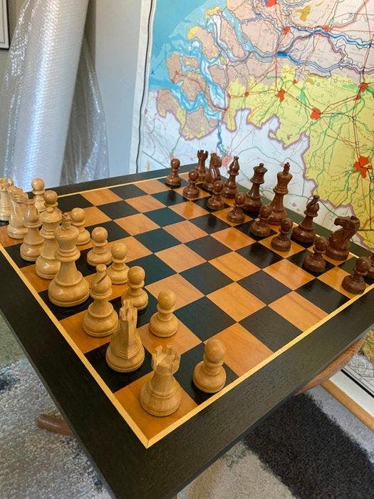 Jeu déchecs - Bois, Antiquités & Art, Curiosités & Brocante