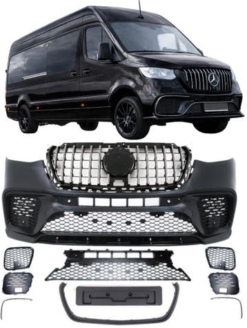 Voorbumper | geschikt voor Mercedes-Benz Sprinter | 2018+ |, Verzenden