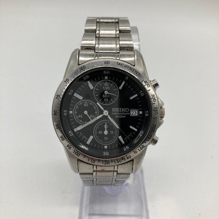 Seiko - Chronograph 100M - Zonder minimumprijs - Heren -, Bijoux, Sacs & Beauté, Montres | Anciennes | Antiquités