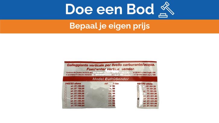 Bieden: Eurosender 10 | 180 Ohm 45 cm tank level sender - 2, Watersport en Boten, Navigatiemiddelen en Scheepselektronica, Ophalen of Verzenden