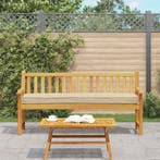 vidaXL Pallet Kussen Set 2 pcs Beige 180 x 40 x 8 cm Oxford, Huis en Inrichting, Verzenden, Nieuw