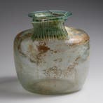 Oud-Romeins, Keizerrijk Glas Grote cilindrische fles - 177