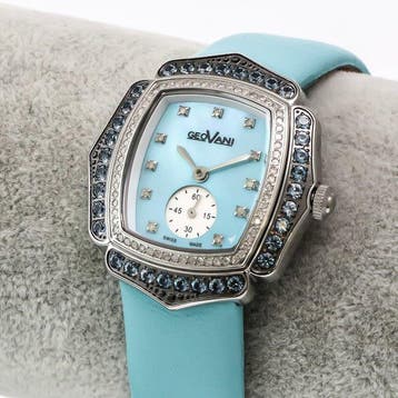 Geovani - Diamond Swiss Watch - GOL593-SL-D-9A - Sans prix