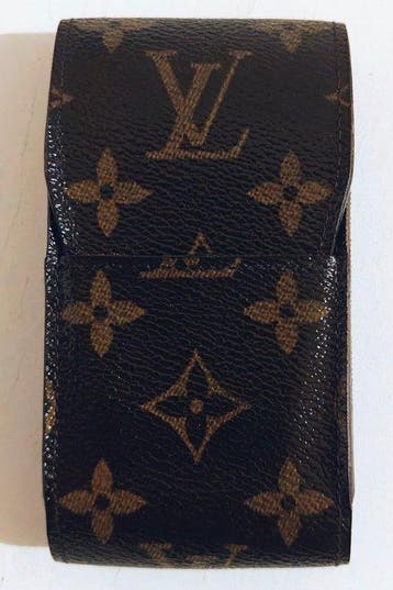Louis Vuitton - Sigarettenhouder - Canvas, Leder, Nieuw